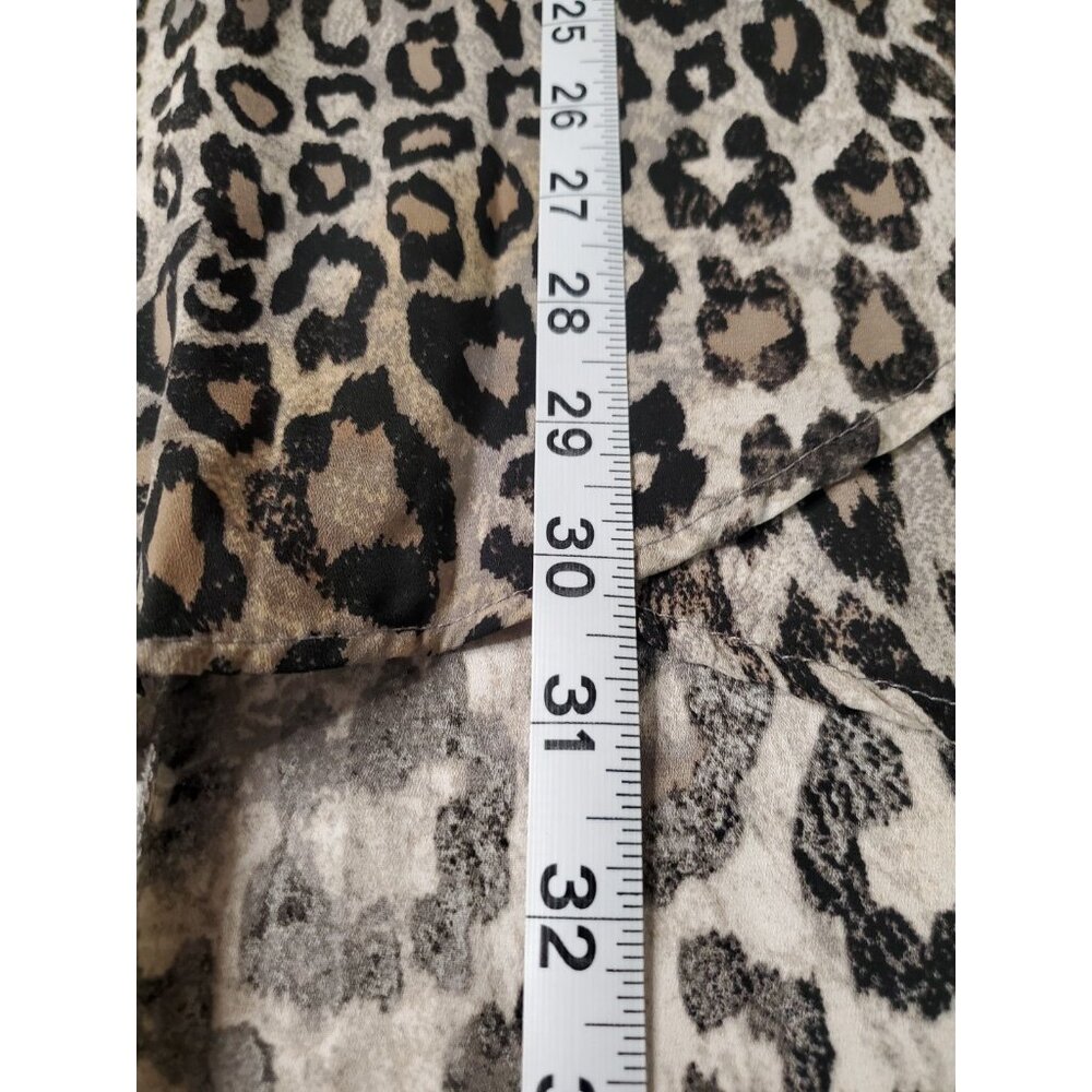 NWT East Adeline Wrap Skirt Animal Print Size 3XL MSRP $59 Boho Beach High Low - Picture 7 of 14